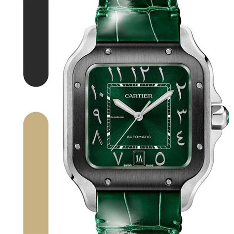 montre chiffre arabe cartier